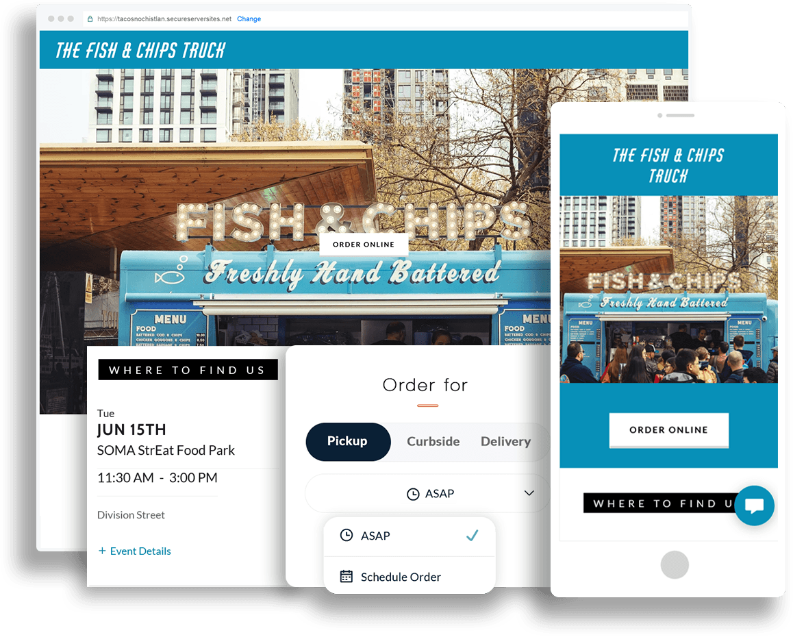 Build a website for your Food Truck business